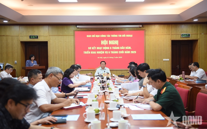 Đồng chí Nguyễn Trọng Nghĩa chủ trì hội nghị sơ kết hoạt động thông tin đối ngoại