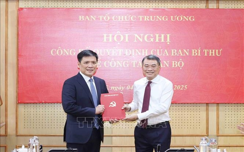 Ban Bí thư bổ nhiệm đồng chí Nguyễn Thanh Bình giữ chức Phó trưởng ban Tổ chức Trung ương