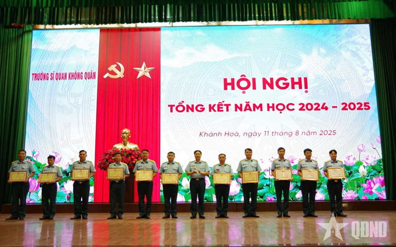 Trường Sĩ quan Không quân tổng kết năm học 2024-2025
