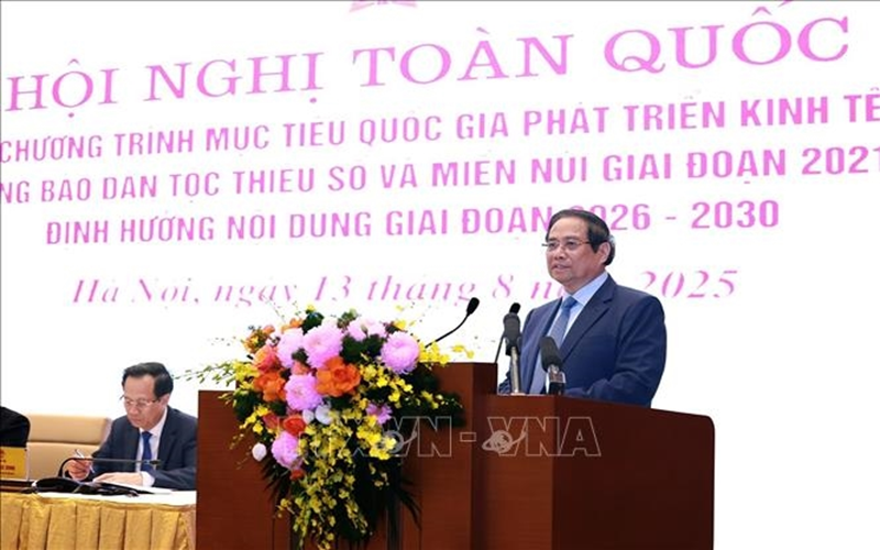 Thủ tướng Phạm Minh Chính chủ trì Hội nghị tổng kết Chương trình mục tiêu quốc gia phát triển kinh tế - xã hội vùng đồng bào dân tộc thiểu số và miền