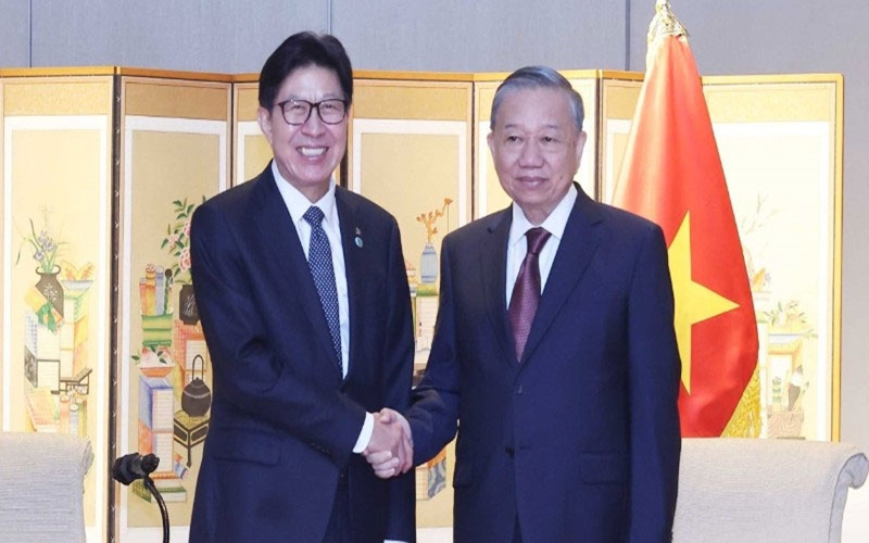 Tổng Bí thư Tô Lâm tiếp Thị trưởng thành phố Busan (Hàn Quốc)