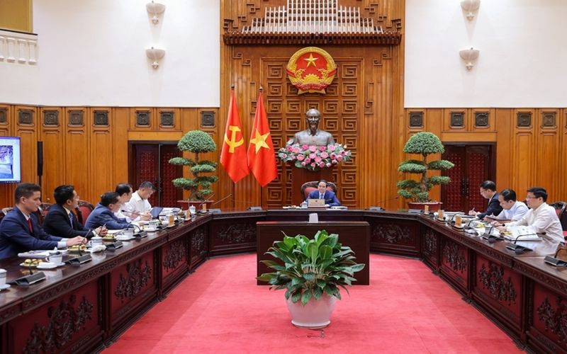 Thủ tướng Phạm Minh Chính: Hoan nghênh Tập đoàn CT Group đi thẳng vào phát triển các công nghệ tiên tiến