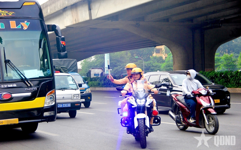 Phát huy hiệu quả phối hợp Công an cơ sở trong bảo đảm trật tự an toàn giao thông