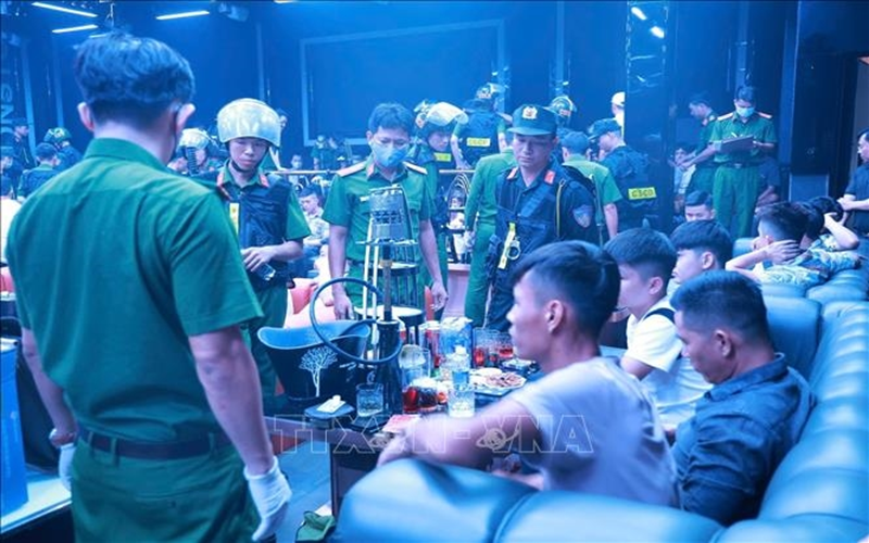 Phát hiện 145 người dương tính với ma túy tại 2 cơ sở kinh doanh dịch vụ