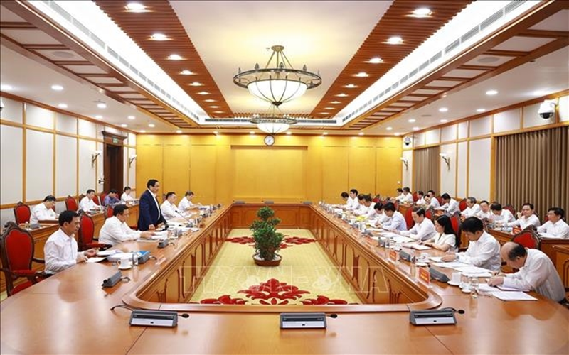 Hai Tổ công tác của Bộ Chính trị làm việc với Ban Thường vụ Tỉnh ủy các tỉnh Sơn La, Thanh Hóa, Bắc Ninh, Lạng Sơn