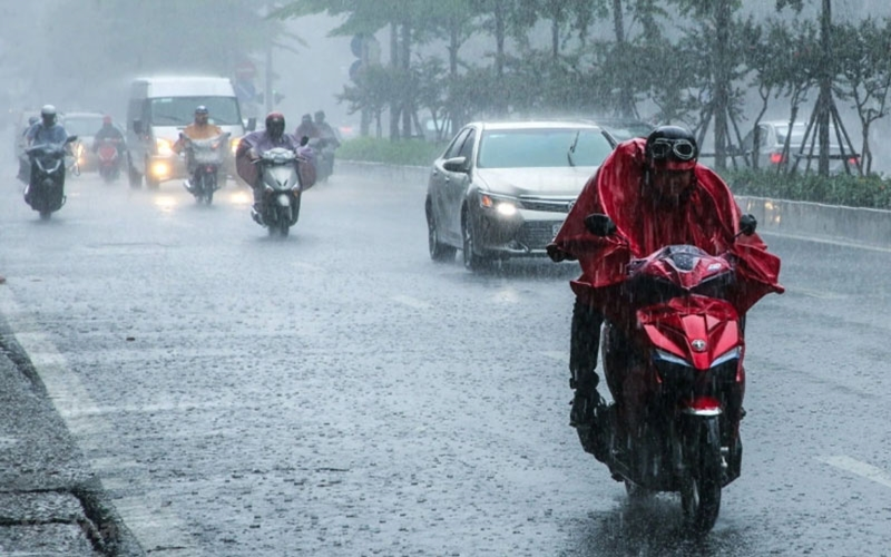Thời tiết hôm nay (22-8): Bắc Bộ tiếp tục có mưa vừa, mưa to và dông​