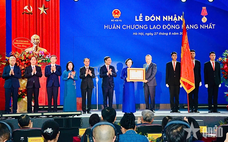Tổng Bí thư Tô Lâm dự Lễ kỷ niệm 80 năm thành lập Bộ Nội vụ