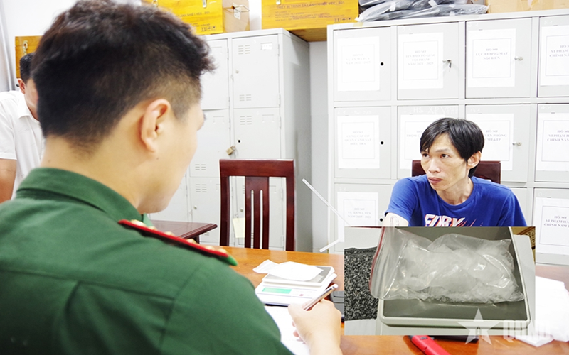 Bộ đội Biên phòng TP Hồ Chí Minh bắt 2 đối tượng tàng trữ trái phép chất ma túy