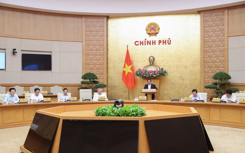 Thủ tướng Phạm Minh Chính chủ trì Phiên họp Chính phủ chuyên đề xây dựng pháp luật tháng 9-2025