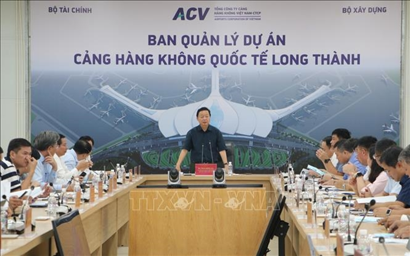 Phó thủ tướng Trần Hồng Hà: Tập trung cao độ thi công hạng mục trọng yếu tại sân bay Long Thành