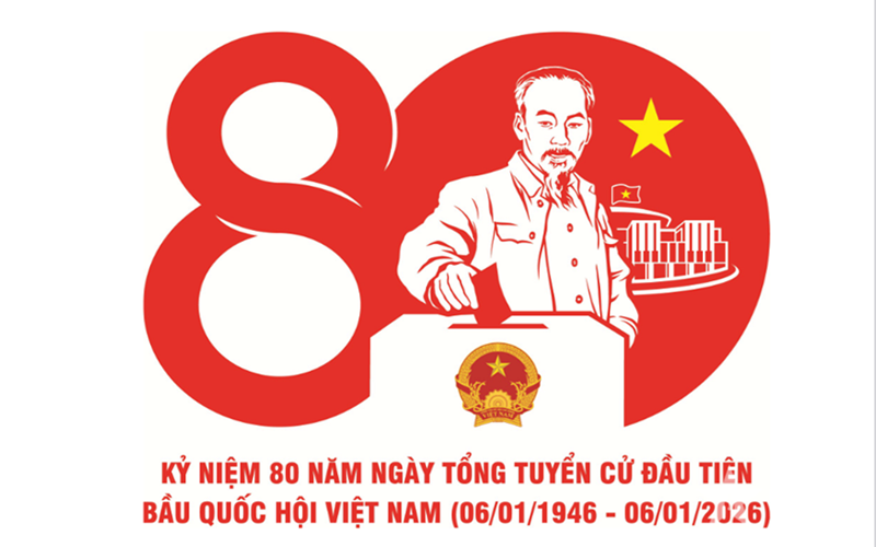Phê duyệt mẫu biểu trưng, bộ nhận diện chính thức kỷ niệm 80 năm Ngày Tổng tuyển cử đầu tiên bầu Quốc hội Việt Nam
