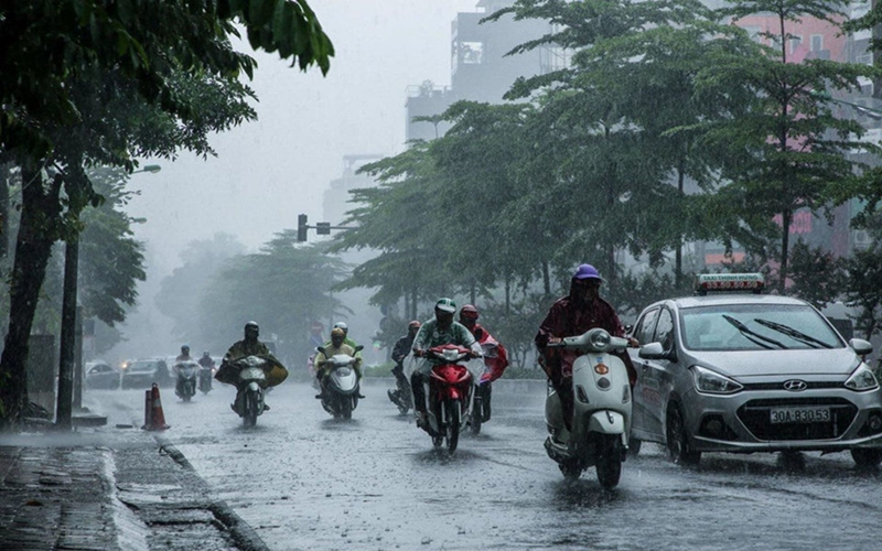 Thời tiết hôm nay (13-9): Mưa dông cục bộ vào chiều và đêm