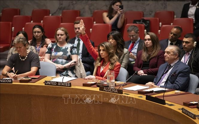 Mỹ bỏ phiếu chống nghị quyết ngừng bắn ở Gaza