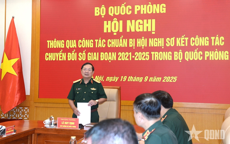 Thượng tướng Lê Huy Vịnh: Hội nghị sơ kết chuyển đổi số đặc biệt có ý nghĩa
