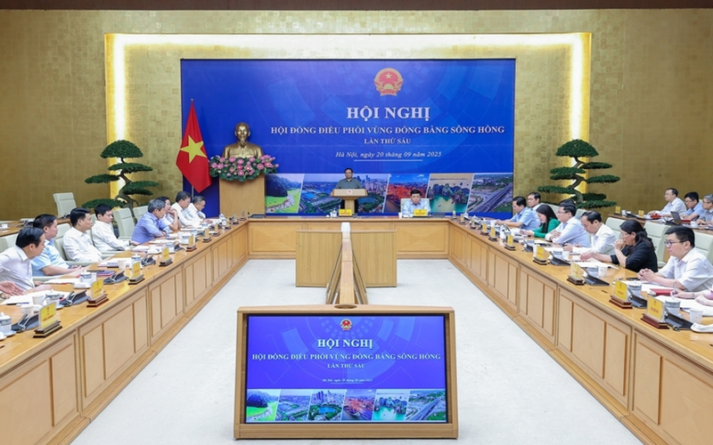 Thủ tướng Phạm Minh Chính chủ trì Hội nghị lần thứ 6 của Hội đồng điều phối vùng Đồng bằng sông Hồng