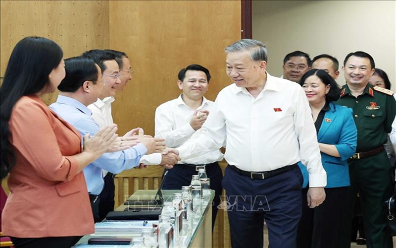 Tổng Bí thư Tô Lâm tiếp xúc cử tri TP Hà Nội trước Kỳ họp thứ mười, Quốc hội khóa XV