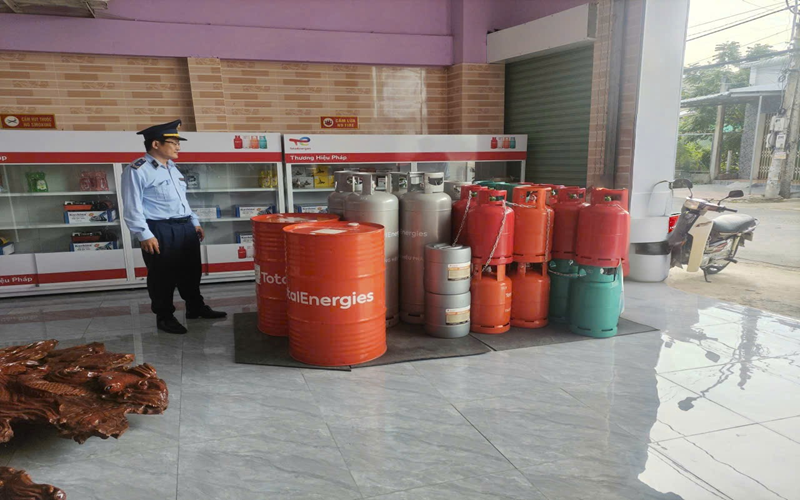 Vi phạm quy định về kinh doanh khí, 01 doanh nghiệp bị xử phạt gần 220 triệu đồng