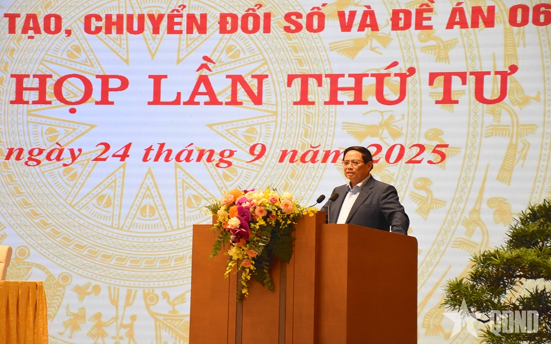 Thủ tướng Phạm Minh Chính chủ trì phiên họp về phát triển khoa học, công nghệ, đổi mới sáng tạo, chuyển đổi số và Đề án 06