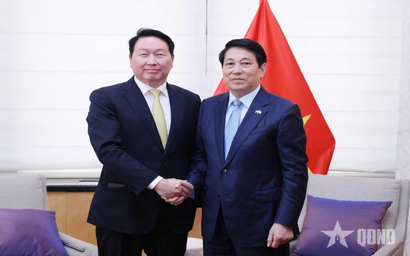 Chủ tịch nước Lương Cường đánh giá cao những đóng góp của các doanh nghiệp Hàn Quốc