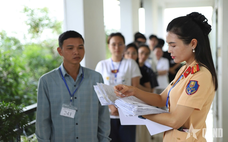 Thông báo lịch kiểm tra phục hồi điểm giấy phép lái xe