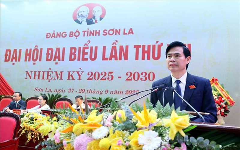 Tiến tới Đại hội XIV của Đảng: Đồng chí Hoàng Quốc Khánh tái cử chức Bí thư Tỉnh ủy Sơn La khóa XVI