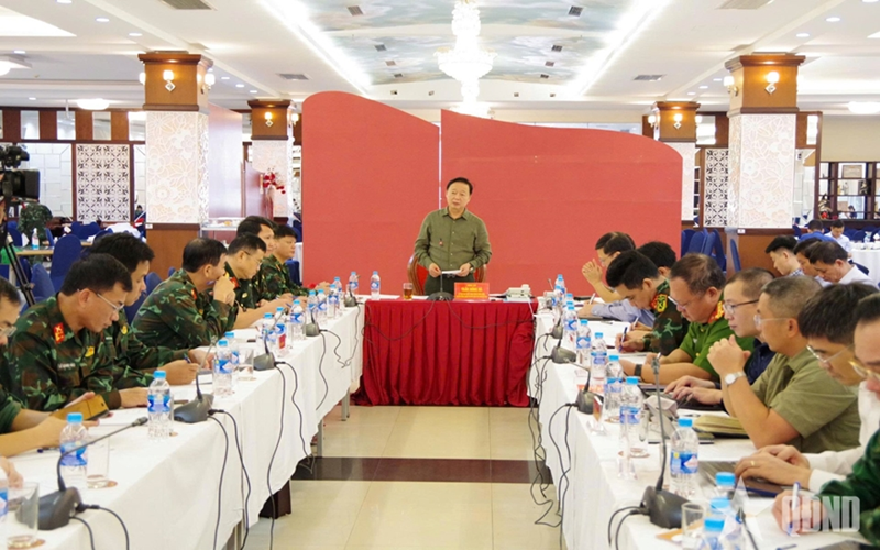 Phó thủ tướng Trần Hồng Hà chủ trì hội nghị triển khai khắc phục hậu quả bão số 10