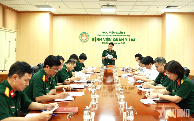 Bệnh viện Quân y 103 quyết tâm thực hiện thắng lợi các nhiệm vụ
