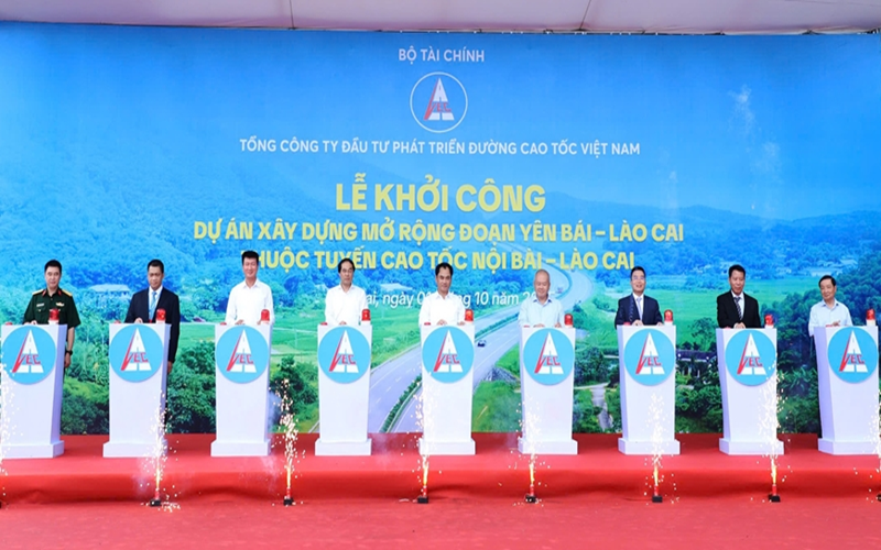 Khởi công dự án mở rộng đoạn Yên Bái - Lào Cai thuộc cao tốc Nội Bài - Lào Cai