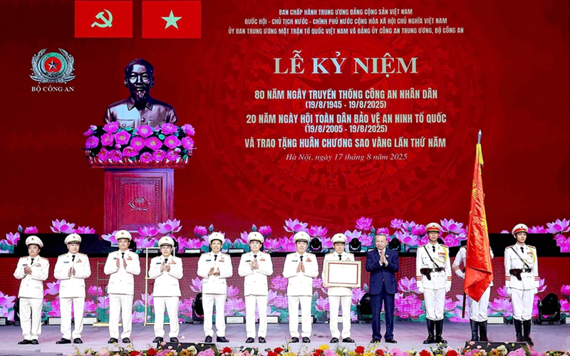 Những dấu ấn nhiệm kỳ 2020-2025 của Đảng bộ Công an Trung ương