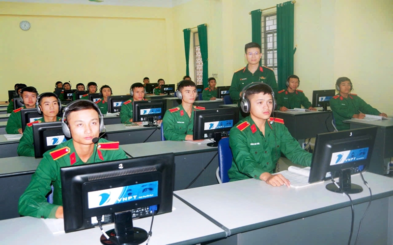 Học viện, nhà trường Quân đội ứng dụng phương tiện công nghệ cao trong đổi mới phương pháp giảng dạy