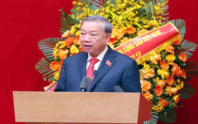 Phát biểu của Tổng Bí thư Tô Lâm tại Đại hội đại biểu Đảng bộ Công an Trung ương lần thứ VIII