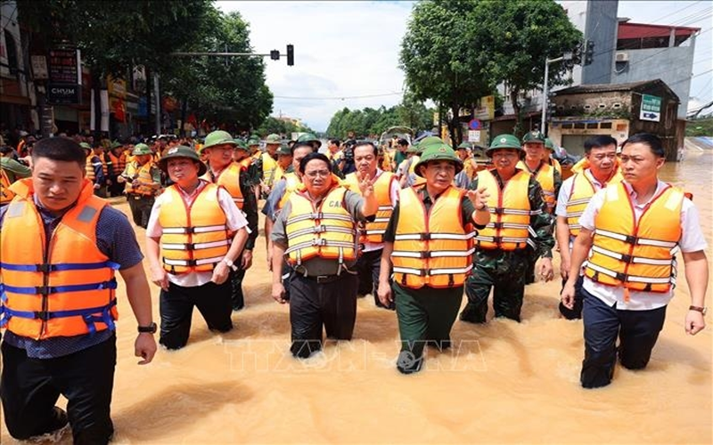 Thủ tướng Phạm Minh Chính trực tiếp chỉ đạo cứu nạn, khắc phục hậu quả lũ lụt tại Thái Nguyên
