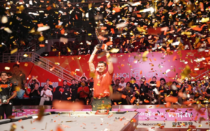 Cơ thủ người Lithuania vô địch Hanoi Open Pool Championship 2025
