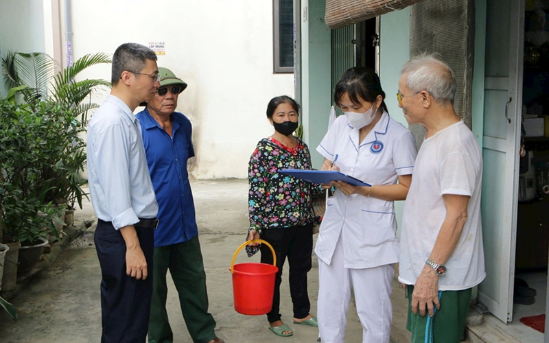 CDC Hà Nội giám sát các phường, xã có điểm ngập úng