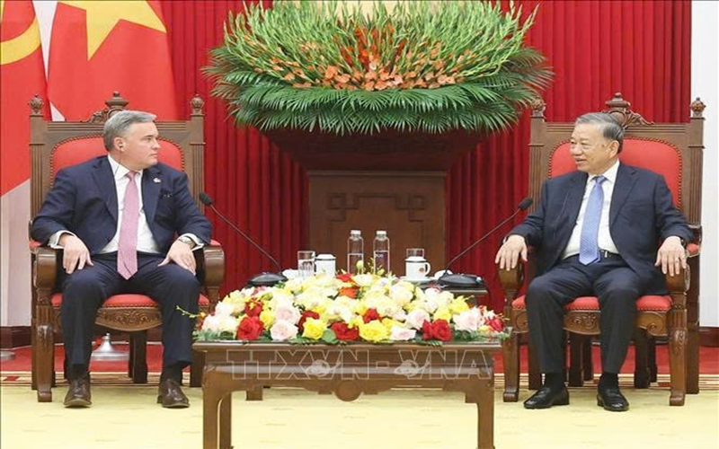 Tổng Bí thư Tô Lâm tiếp Chủ tịch Hội đồng quản trị kiêm Tổng giám đốc điều hành Tập đoàn Murphy Oil