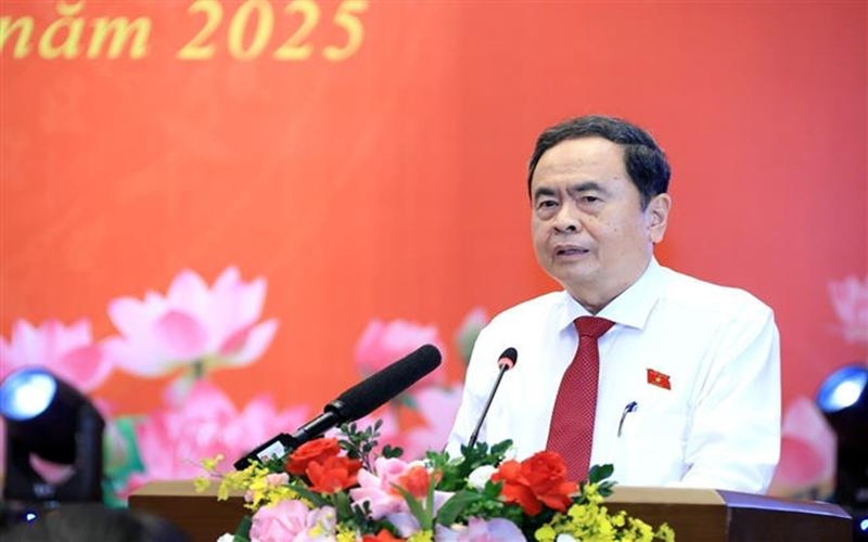 Chủ tịch Quốc hội Trần Thanh Mẫn gặp mặt nữ đại biểu Quốc hội, nữ lãnh đạo thuộc Đảng ủy Quốc hội