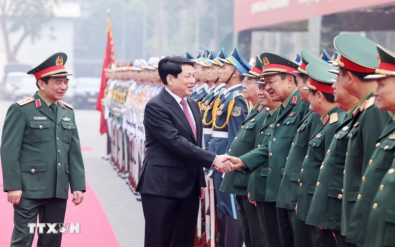 Chủ tịch nước: Triển khai các giải pháp xây nền quốc phòng toàn dân vững mạnh