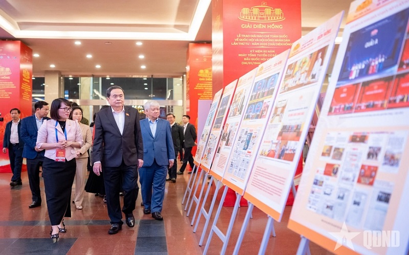 Chủ tịch Quốc hội Trần Thanh Mẫn dự tổng duyệt Lễ trao Giải Diên Hồng lần thứ tư - năm 2026