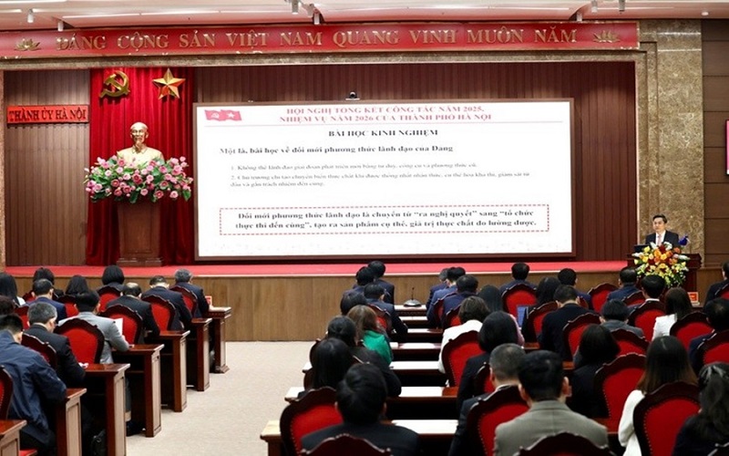 Hà Nội đặt mục tiêu tăng trưởng GRDP trên 11% trong năm 2026