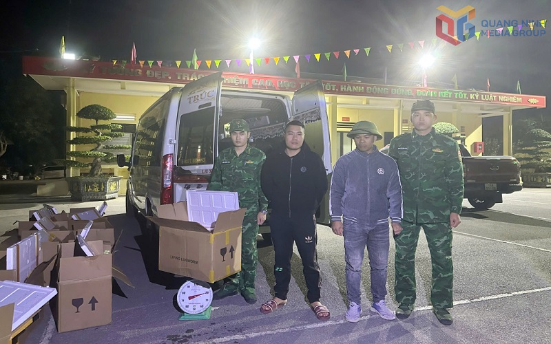 Quảng Ninh ngăn chặn vụ vận chuyển 180kg giun biển trái phép