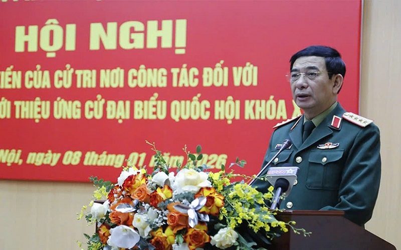 Giới thiệu Đại tướng Phan Văn Giang ứng cử đại biểu Quốc hội khóa XVI