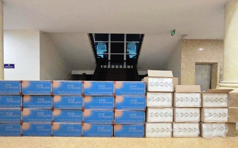 Phát hiện xe tải chở số lượng lớn thuốc lá không rõ nguồn gốc tại Quảng Trị