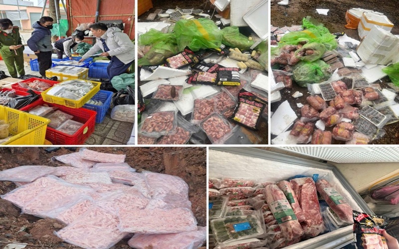 Thanh Hóa chặn đứng đường dây đưa thực phẩm trôi nổi vào quán ăn dịp Tết