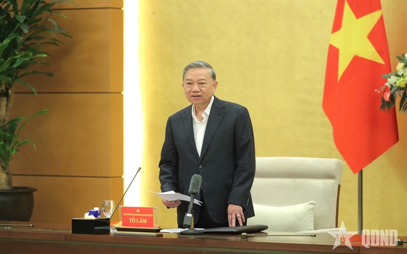 Tổng Bí thư Tô Lâm chủ trì Hội nghị công bố quyết định kiểm tra, giám sát năm 2026 đối với Ban Thường vụ Đảng ủy Quốc hội