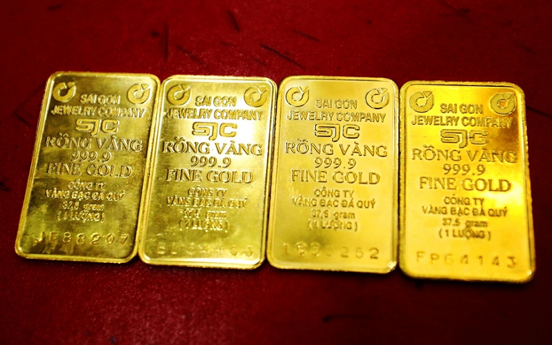 Giá vàng hôm nay (13-4): Vàng miếng giảm 2,1 triệu đồng/lượng so với một tuần trước