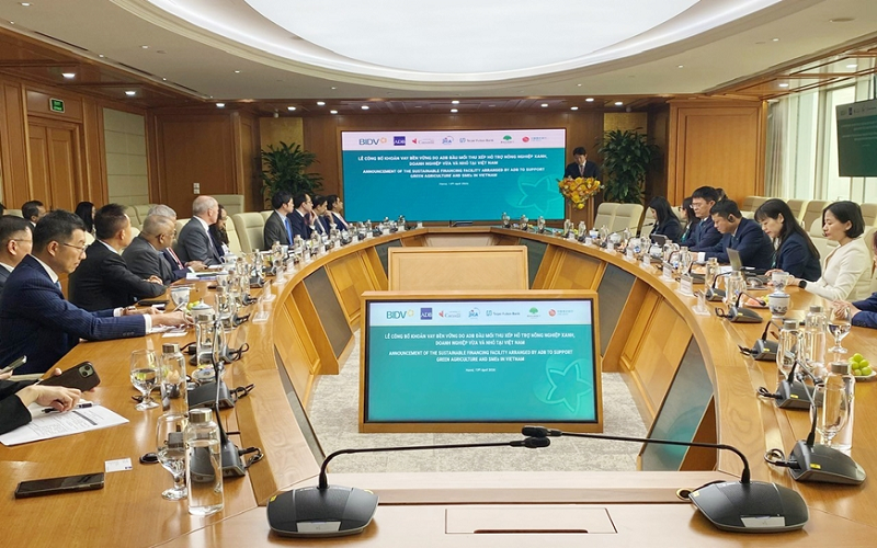 JICA và BIDV tổ chức lễ công bố khoản vay hỗ trợ doanh nghiệp siêu nhỏ, nhỏ và vừa tại khu vực nông thôn Việt Nam