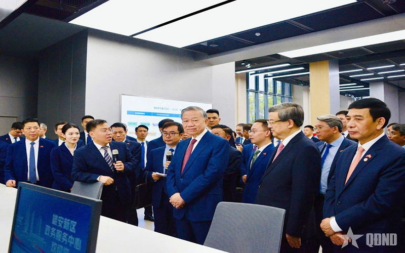 Tổng Bí thư, Chủ tịch nước Tô Lâm thăm Khu mới Hùng An, tỉnh Hà Bắc (Trung Quốc)