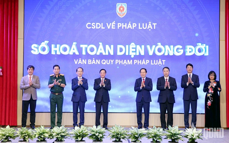 Bộ Tư pháp khai trương Cơ sở dữ liệu quốc gia về pháp luật phiên bản mới