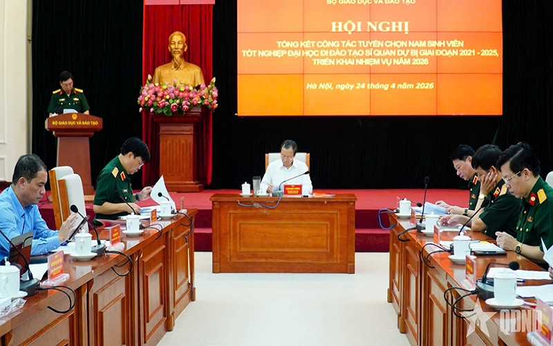 Hoàn thành tốt công tác tuyển chọn nam sinh viên tốt nghiệp đại học đào tạo sĩ quan dự bị