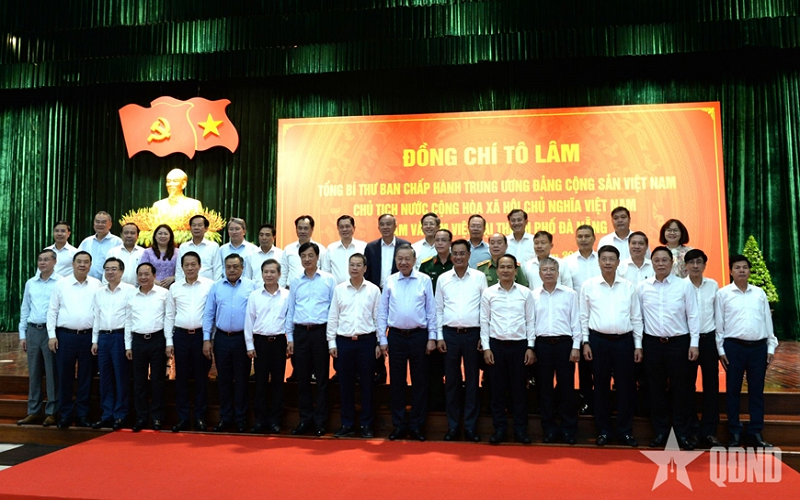 Tổng Bí thư, Chủ tịch nước Tô Lâm làm việc với Ban Thường vụ Thành ủy Đà Nẵng